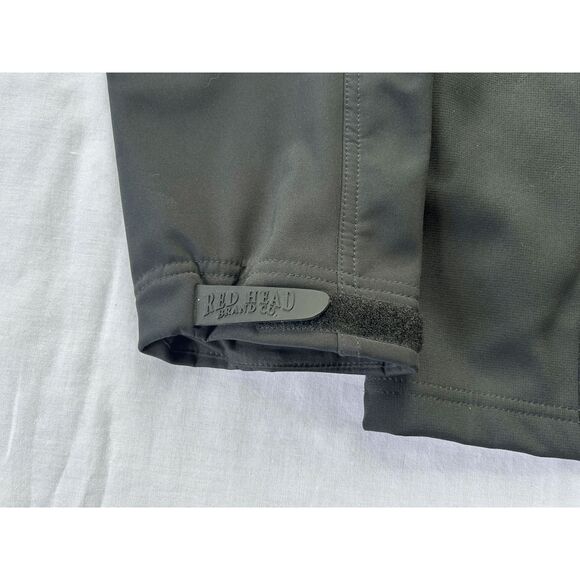 Men's Red Head Full Zip Black Jacket Size XL Fleece Lined, Pockets - Picture 3 of 9